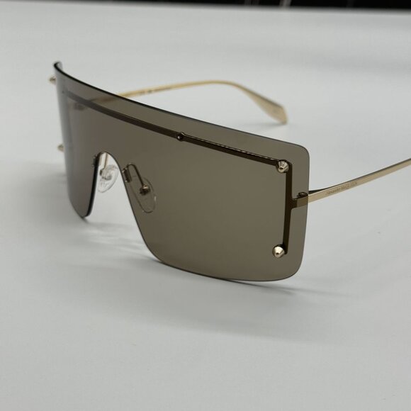 NEW AM0412S 002 ALEXANDER MCQUEEN SHIELD UNISEX SUNGLASSES main image 10